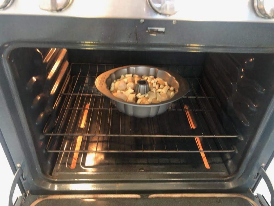 In the morning, put in the oven at 350 degrees for 30 minutes 