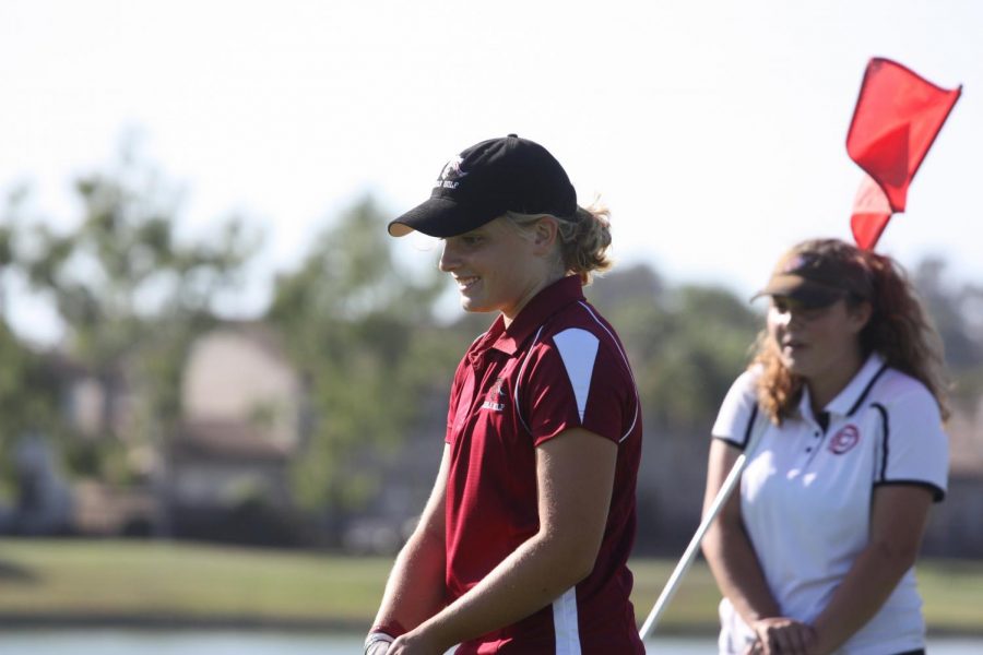 Kelly More 20 in her sophomore year of golf