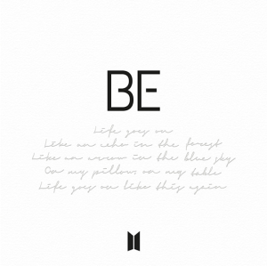 The cover of BTS's latest album, "BE". Credit: Big Hit Entertainment.