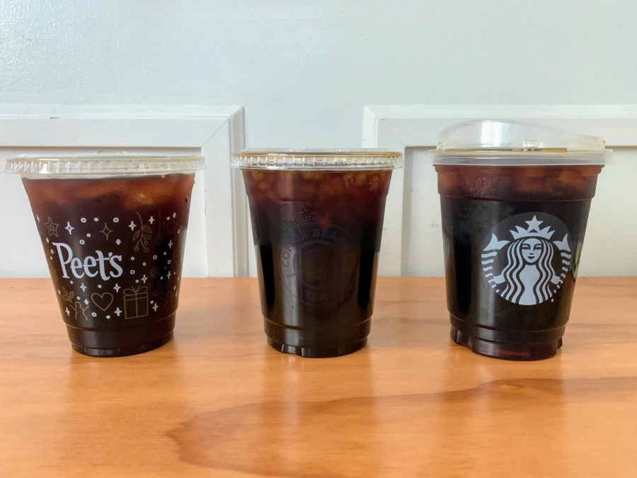 Rising in popularity, cold brew coffee can be found at big chains like Peet's Coffee, The Coffee Bean and Tea Leaf and Starbucks.
