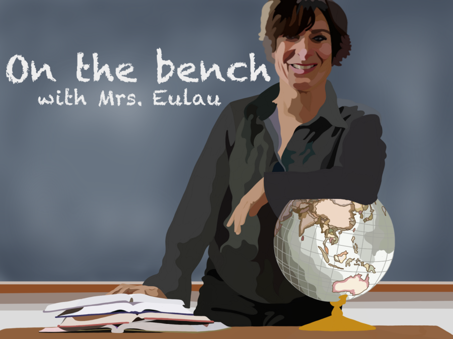 On the bench ft. Mrs. Eulau
