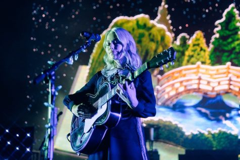 Phoebe Bridgers moved the crowd with her tear-jerking peformance. Photo credit: Steven Ward