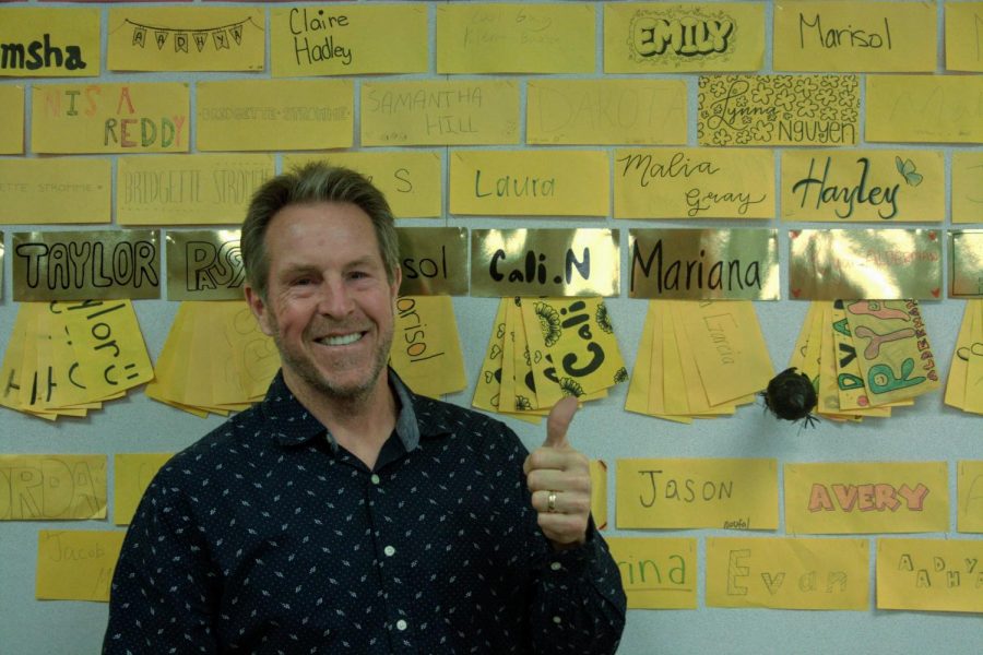 Mr. Powers is one of the most beloved teachers at Foothill, renowned for prizes of golden bricks and crows. His lighthearted personality and willingness to aid students have made his room a lively place to spend time in.