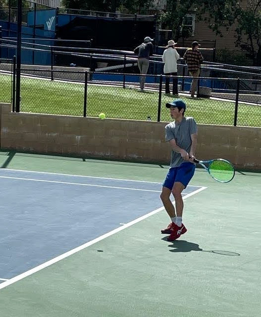 Ben Wang 23 participates in the annual nationally recognized Ojai Tennis Tournament.
