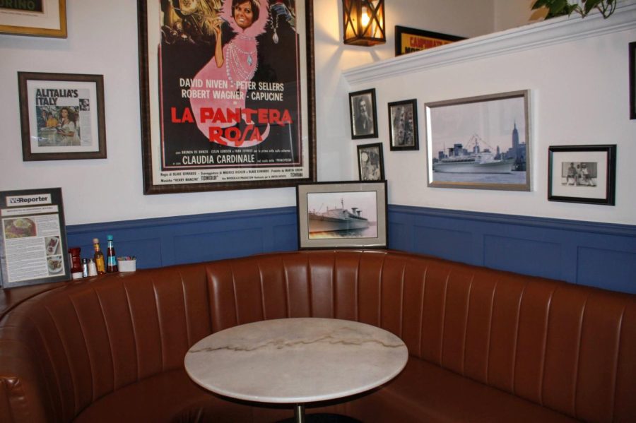 One particular booth residing in the back of Immigrant Son is supposed to replicate a booth that existed in Alessandro Trombas fathers restaurant long ago. The booths significance can be owed to Frank Sinatra, who was hosted many times at that table in Trombas fathers restaurant.