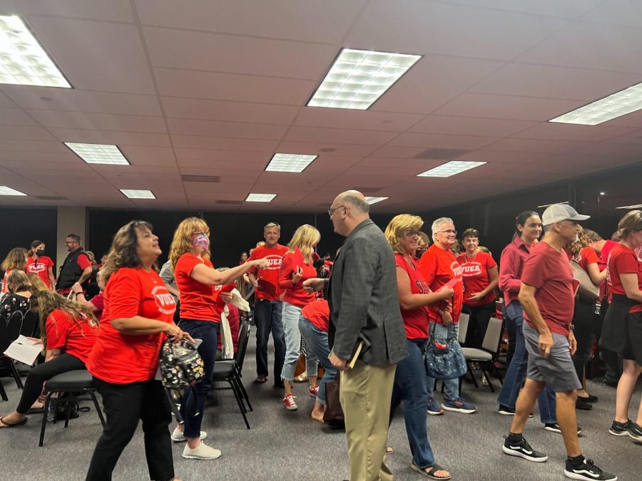 Educators advocate for higher wages at Ventura Unified School District Board meeting
