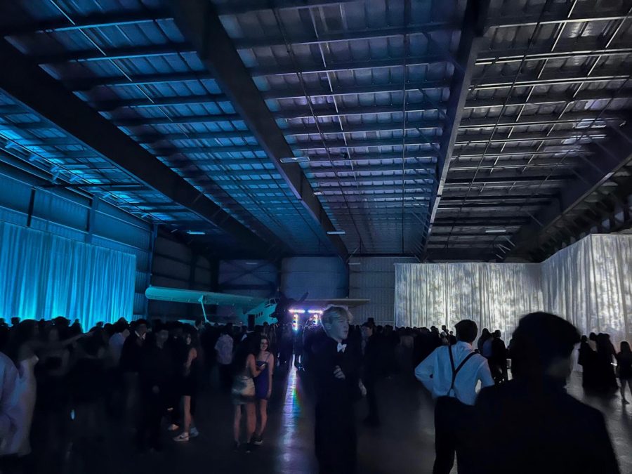 The large airplane hanger allowed for students to spread out and enjoy the dance. With fun winter themed food and drinks as well as games and space to spend time with friends, this dance catered to all students with its vast array of activities.