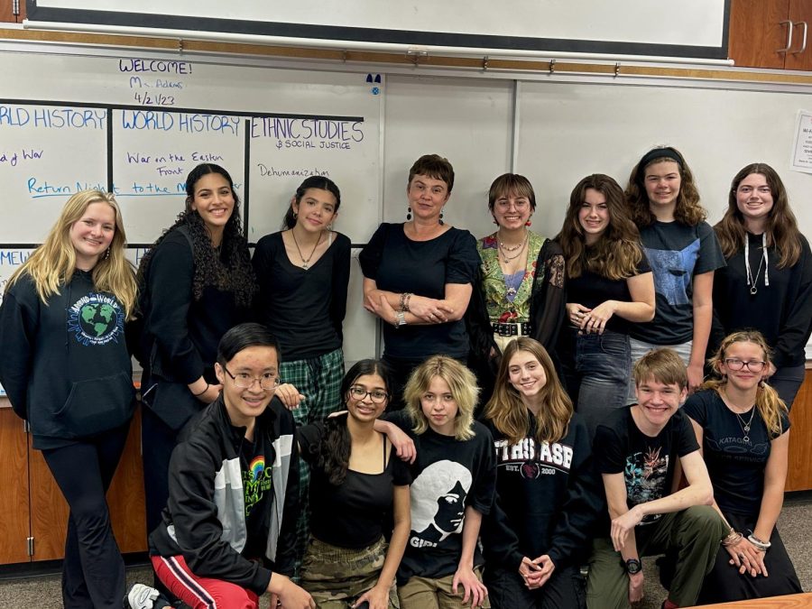 On+April+21%2C+2023%2C+Foothill+Tech+students+united+to+show+their+support+for+anti-racism+and+inclusivity.+Led+through+the+Girl+Up+Club%2C+students+were+encouraged+to+wear+black+on+Friday%2C+April+21+in+order+to+stand+up+against+incidents+on+campus+involving+hateful+language.+The+idea+behind+wearing+a+unified+color+was+to+show+students+who+may+feel+bullied+or+ostracized+that+Foothill+is+a+school+for+everyone+and+everyone+should+feel+like+they+belong+on+campus.+From+wearing+all+black+to+choosing+black+accessories%2C+the+majority+of+Foothill+showed+their+support+creating+a+positive+impact+against+racism+and+exclusivity.