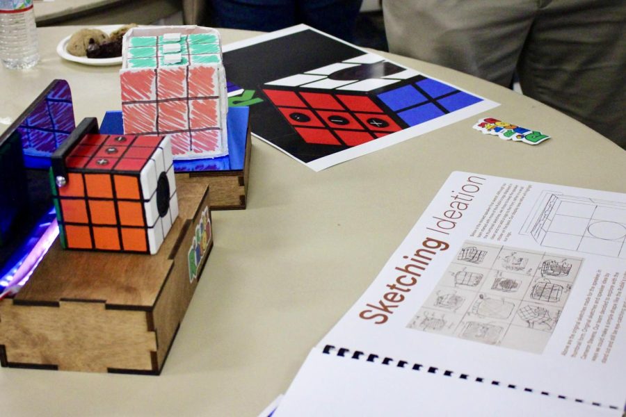 During after school hours, DTech dynasty five gathered up at Spirito Hall located in Foothill Technology High School (Foothill Tech). A company named “Rubik’s Rincon” made a product replicating a Rubiks Cube with built in speakers. They have provided a rough draft of the cube using a three-dimensional version and finalizing it with quality material. Rubiks Rincon also prepared a booklet showing the process and how it was made step by step.