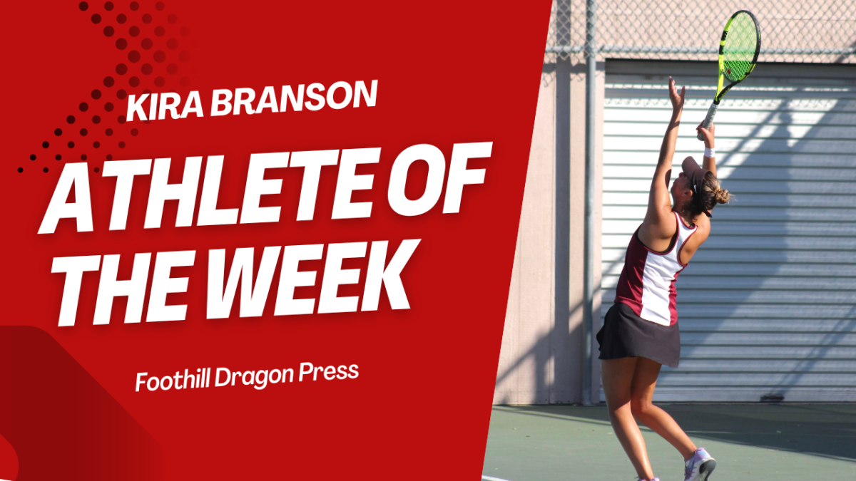 Kira Branson ’24 receives Athlete of the Week for her phenomenal 2023 tennis season and her leadership as team captain. The Foothill Technology High School (Foothill Tech) community appreciates all her hard work in representing the school.
