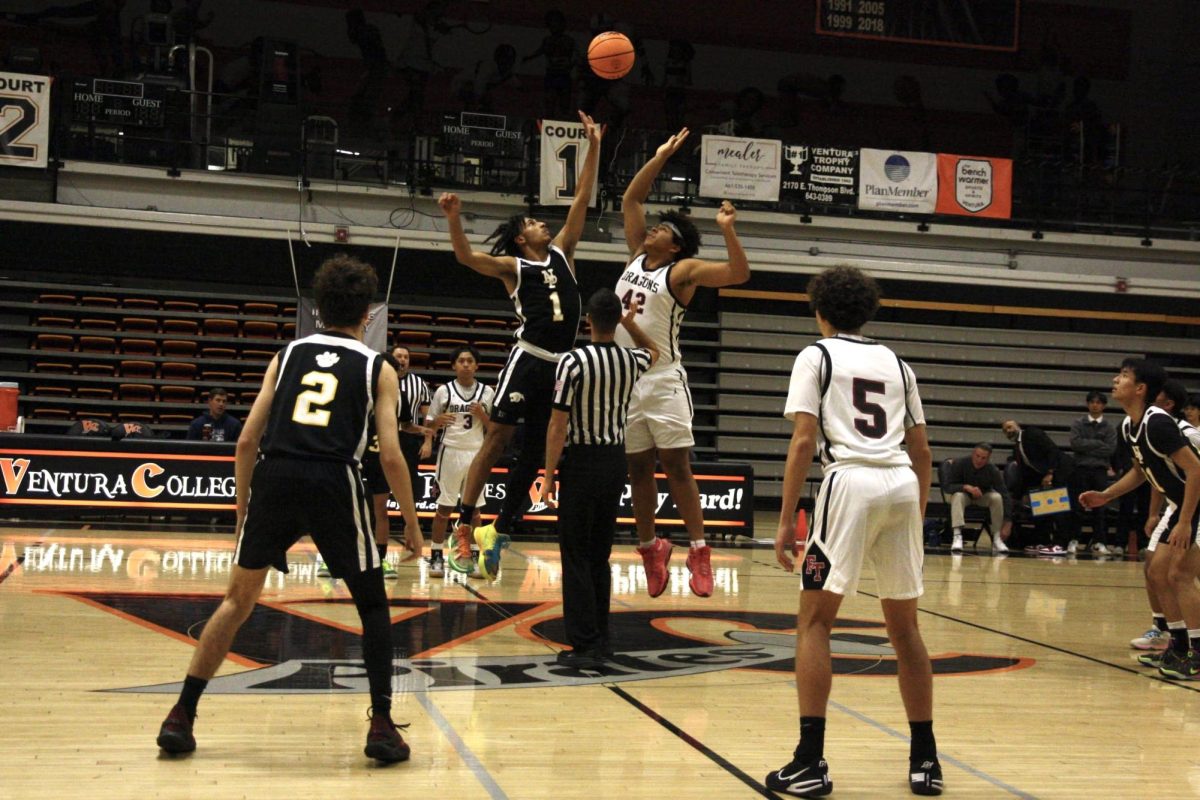 On Dec. 18, 2023, the Foothill Technology High School (Foothill Tech) boys’ basketball team faced a tough loss against Newbury Park High School (Newbury) in a non-league game with a score of 39-50.