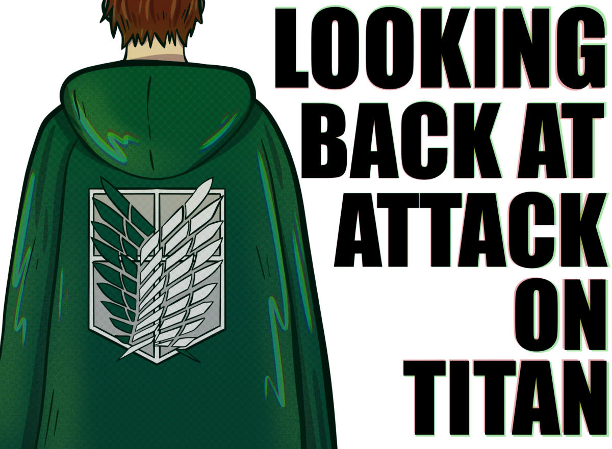 Attack+on+Titan+is+a+Japanese+manga+series+written+and+illustrated+by+Hajime+Isayama.+The+manga+began+its+publication+in+Sept.+of+2009+and+concluded+in+April%2C+2021.+An+anime+adaptation+followed+the+success+of+the+manga%2C+airing+from+2013+to+2023%2C+producing+a+total+of+four+seasons.+Attack+on+Titan+has+been+a+critical+and+commercial+success%2C+amassing+a+large%2C+devoted+following%2C+making+it+one+of+the+best-selling+manga+series+of+all+time.+Set+in+a+world+inhabited+by+large%2C+man-eating+monsters+known+as+Titans%2C+the+young+protagonist+Eren+Yeager+vows+to+defeat+these+monsters+and+bring+salvation+to+his+home.