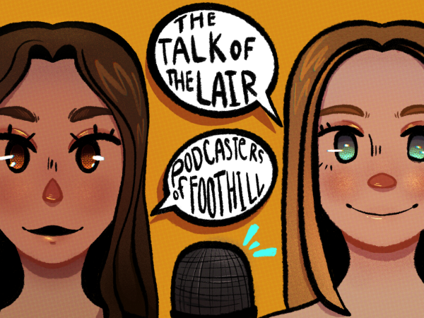 The Foothill Dragon Press videographers Sofia Patiño and Fiona Aulenta return in the fourth edition of “The Talk of the Lair.” Alex Ramirez ‘26, Connor Banks ‘26 and Luke Sassens ‘26 join the duo in discussing all things podcasts, from the creative art of storytelling to the more detailed technical aspects of podcast making.