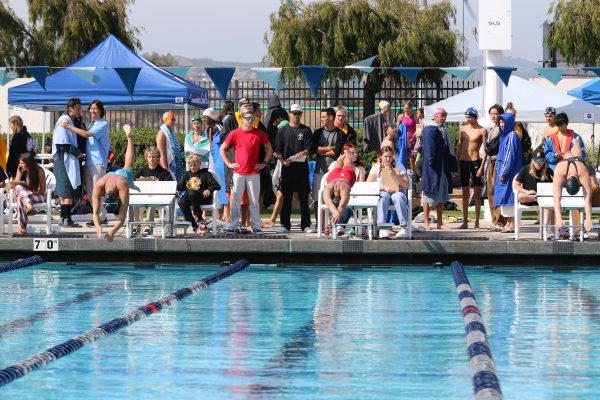 On the sunny afternoons of March 19-21, 2024, the Foothill Technology High School (Foothill Tech) swim team competed in the Ventura County Championship swim meet, one of the biggest meets of the season. Featuring schools from across the county, and held at the Ventura Aquatic Center, the competition was fierce, but the team did well. The girls and boys teams placed sixth and 11th overall, respectively. The team will compete next on March 26, against Villanova Preparatory School, jumping in to the start of their 2024 season.