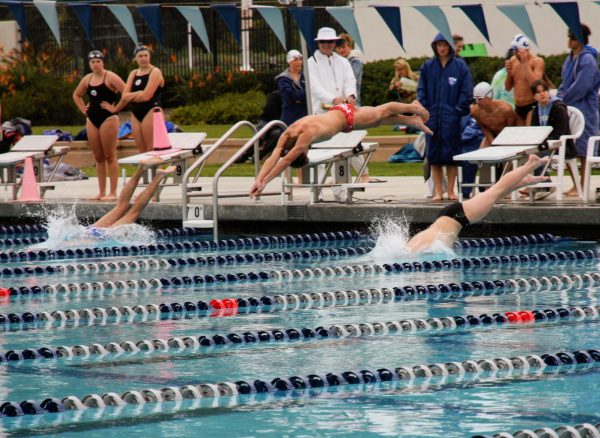 Foothill Tech makes waves at dual meet