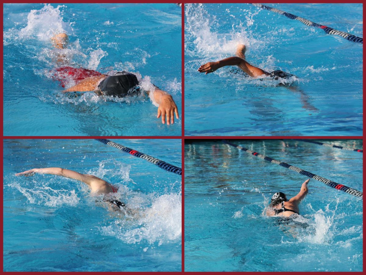 On May 1, 2024, a handful of swimmers from the Foothill Technology High School (Foothill Tech) swim team headed to Mt. San Antonio College after qualifying for the California Interscholastic Federation (CIF) Division 3 prelims. The girls 400-yard freestyle relay team, composed of Cynthia Hu 26, Camilla Lewis 25, Rihanna Samples 25, and Mikaela Clabaugh 25, placed 22nd overall with a time of 3:59.13, shaving off milliseconds from their previous best time.