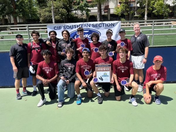 Boys tennis— the journey from league to CIF finals