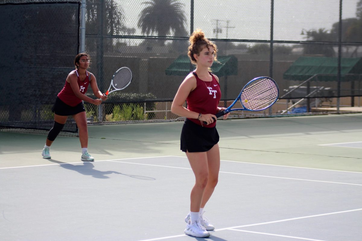 Foothill Technology High School (Foothill Tech) girls tennis team finished third in the Tri-Valley League. They were led by their captains, Lola Tennison ‘24 and Kira Branson ‘24, in the California Interscholastic Federation (CIF) when the team received a wild card and got to play.
