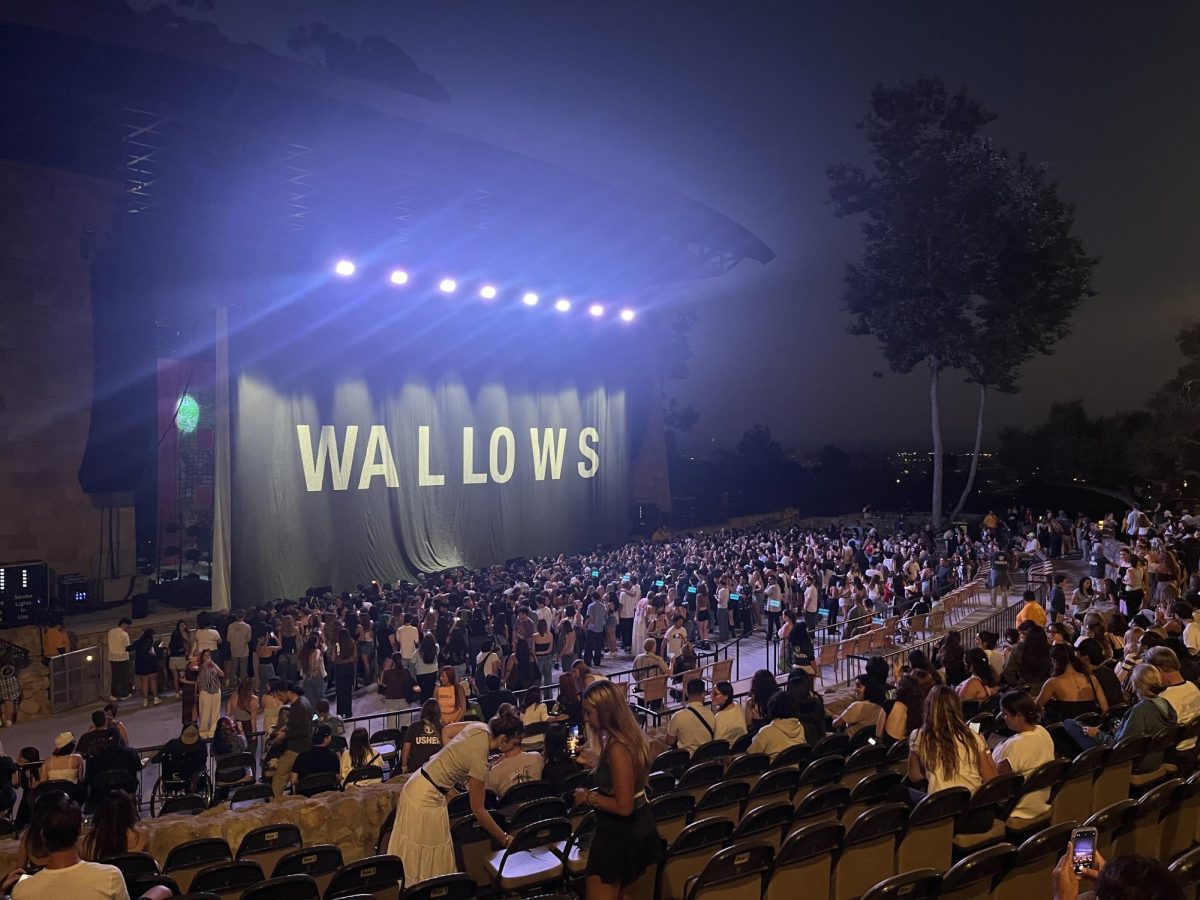 The Santa Barbara Bowl sits upon the Santa Barbara hills, displaying the open ocean and channel islands in the distance. Any seat in the venue is a sight to see, as well as getting a great view of the stage. The band Wallows dazzled said stage with various background images and strobe lights, which made the concert visually and vocally beautiful.