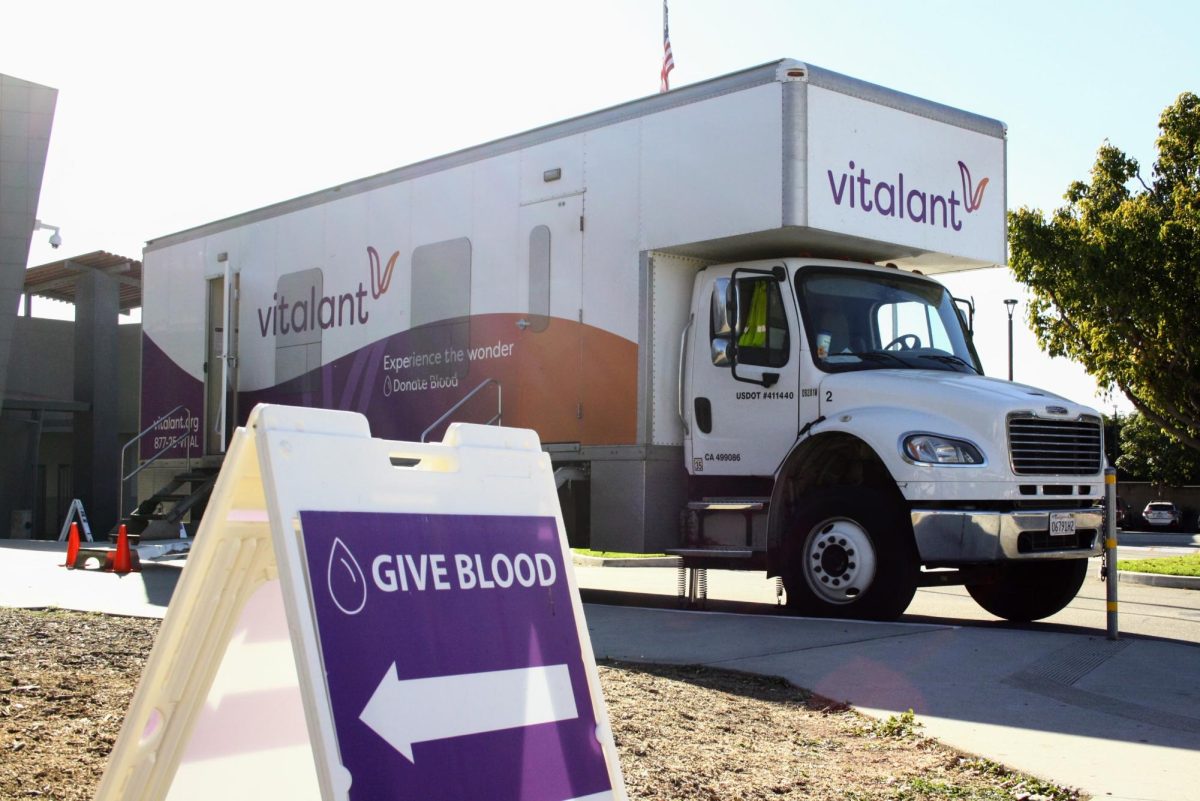 On the bright morning of Oct. 23, 2024, Vitalant did its semi-annual blood donation event at Foothill Technology High School (Foothill Tech). Students who signed up were called in at different times to generously give blood to those in need. Arrows were placed surrounding different trailers, helping guide students.