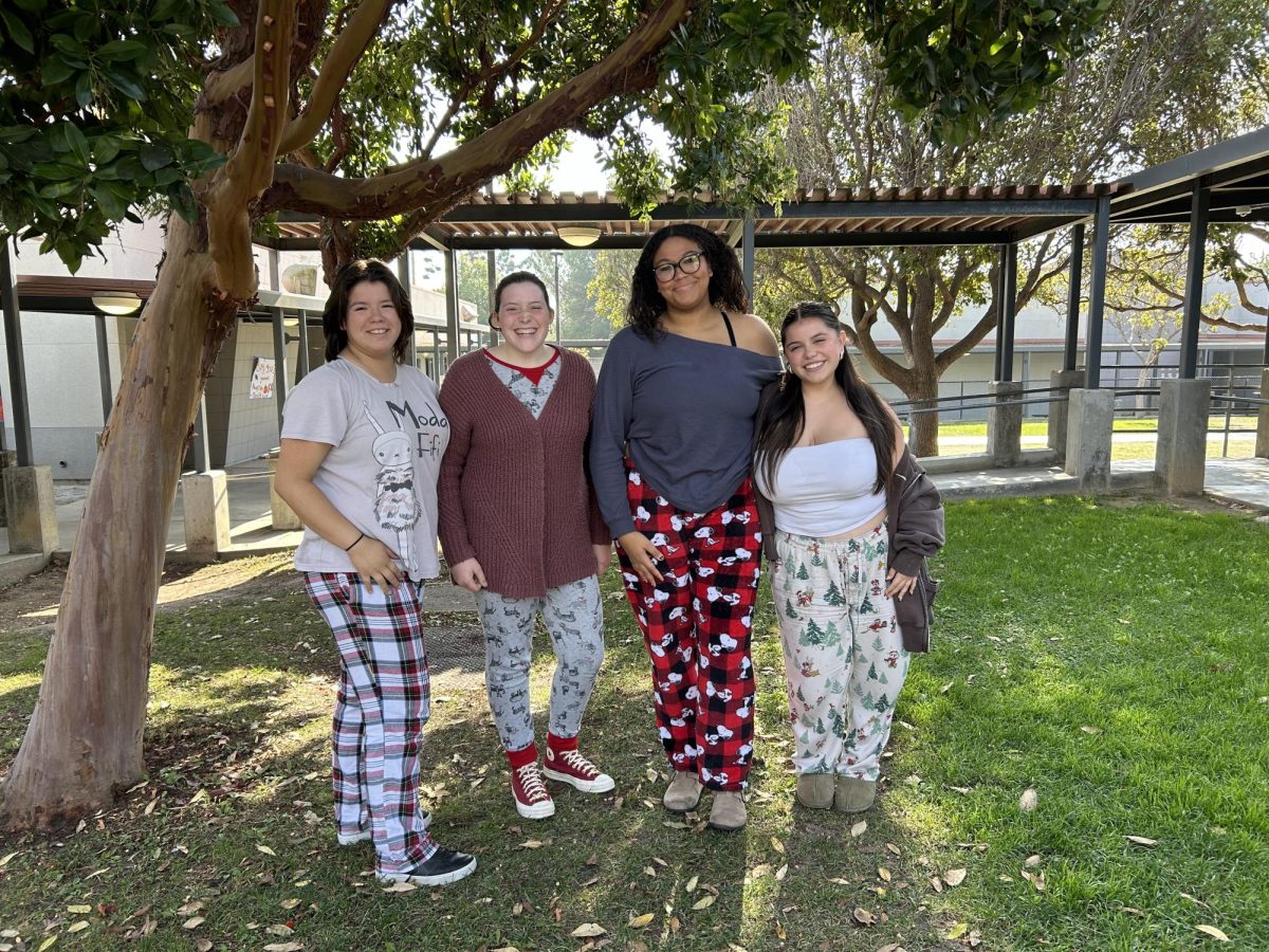 During Winter Week at Foothill Technology High School (Foothill Tech), seniors smile in their coziest sleepwear for Pajama Day. This year Foothill Tech's own Associated Student Body (ASB) organized a spirit week which includes holiday accessories, ugly sweater day, pajama day, and Santa's workshop.