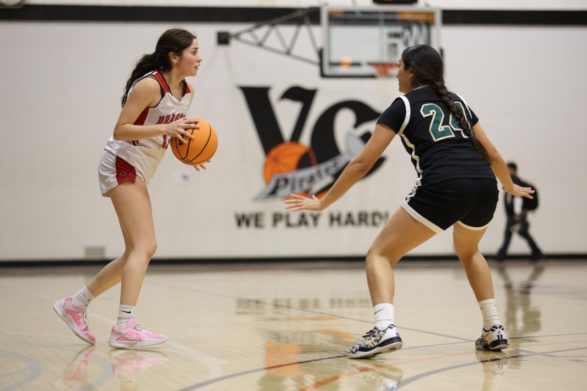 On the late night of Jan. 16, 2025, Foothill Technology High School (Foothill Tech) lost to St. Bonaventure (Bonnie) in their third league game of the season. Sofia Vega '26 dribbles at the top of the key, carefully surveying the defense and looking for an opening as she orchestrates the offense. As a forward, Vega displayed her court vision and basketball IQ throughput the game, running the floor and setting up key plays.