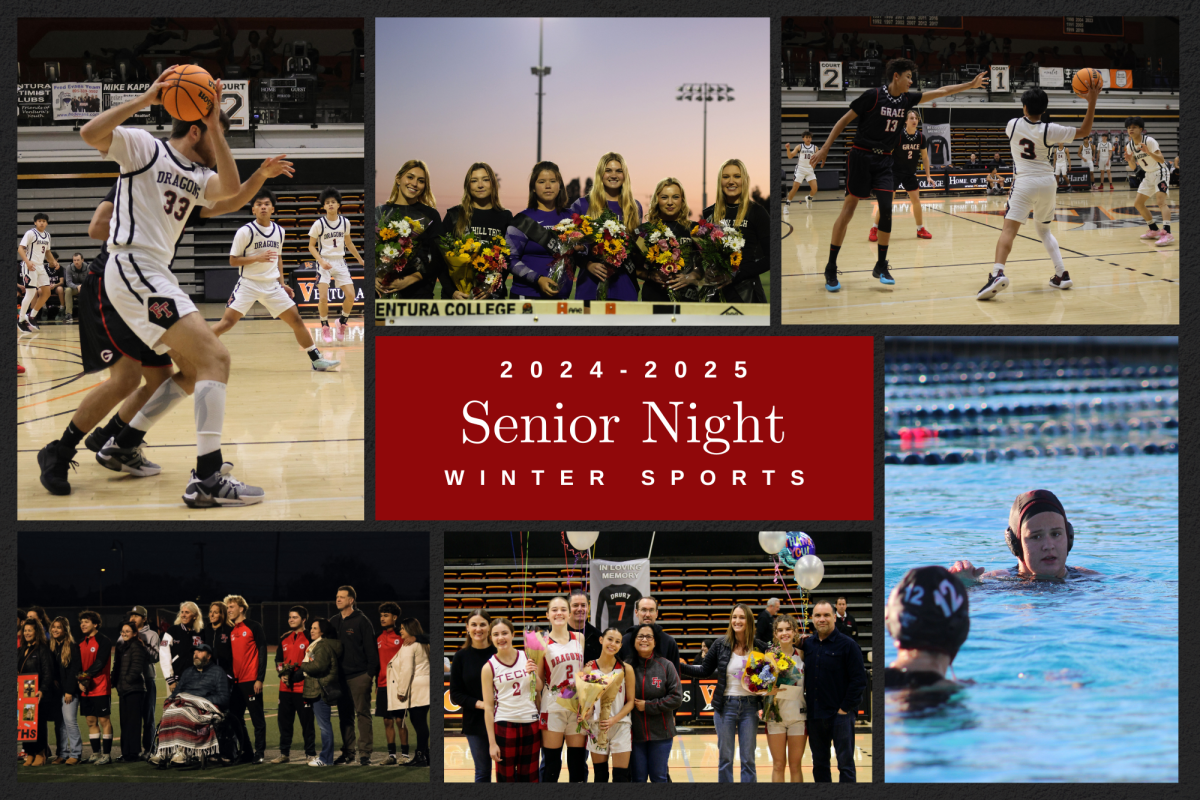 As all five Foothill Technology High School (Foothill Tech) winter sports seasons slowly wind down, each team honors their senior athletes for their hard work and dedication to the program. Each Senior Night was unique but shared the common thread of celebration. Follow along for some comprehensive coverage of the conclusion of girls basketball, boys basketball, boys soccer, girls soccer and girls water polo.