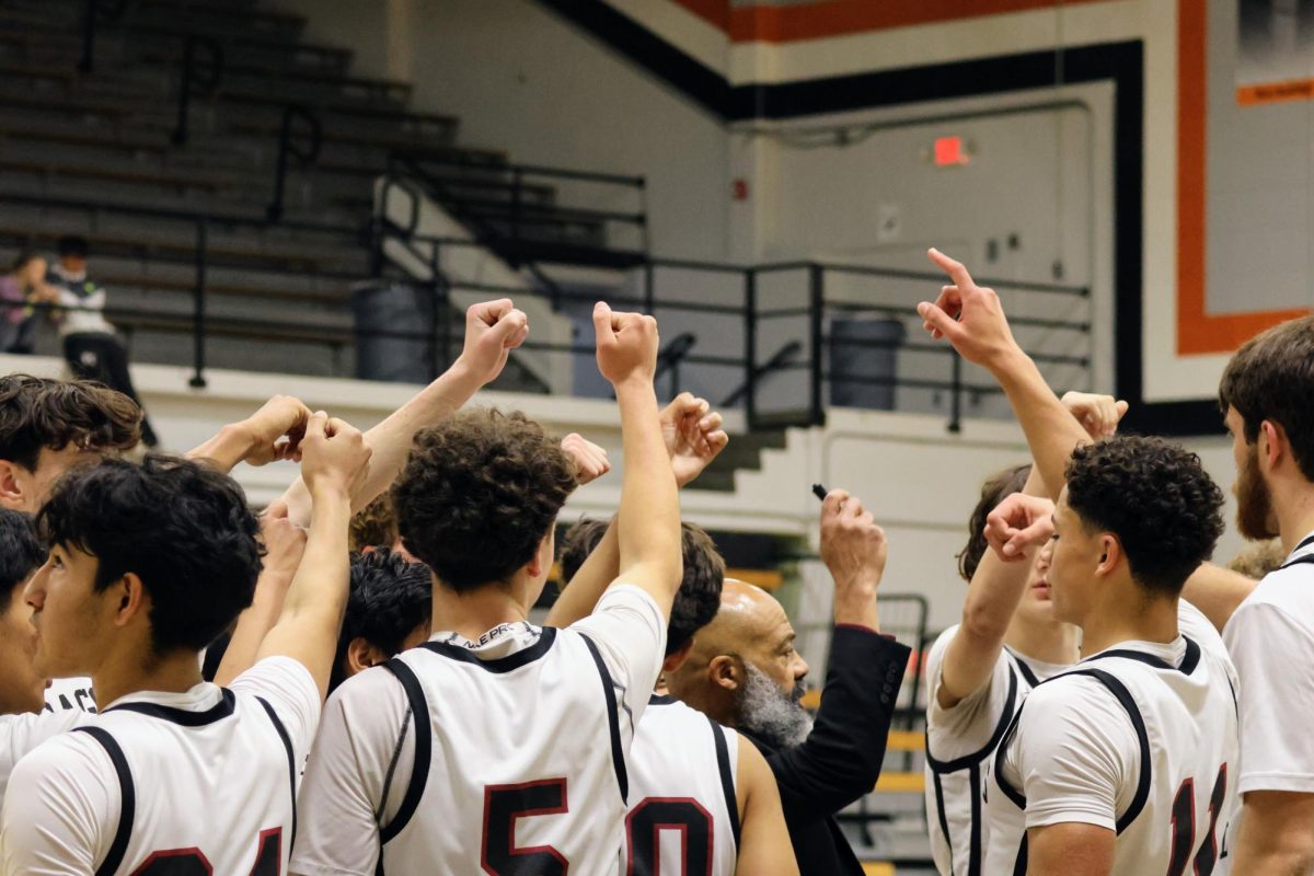 On the cold, rainy night of Feb. 12, 2025 Foothill Technology High school (Foothill Tech) boys basketball team won against Coastal Christian School for the first round of the California Interscholastic Federation (CIF). Head Coach, Jamaal Brown leads and unites his team at the end of the game and celebrates their win. This team has showed a remarkable amount of dedication and is determined to carry their hard work into the next round of CIF.