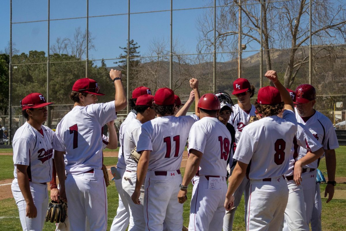 On March 8, 2025, the Foothill Technology High School (Foothill Tech) boys' baseball team played a tough match against the Trinity Classical Academy (Trinity) team. Though they ended up losing 6-1, the Foothill Tech team remained competitive throughout the game, showing strong teamwork and resilience.