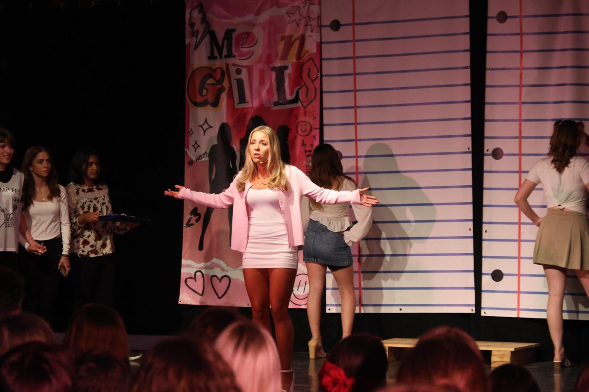 Emily Turner ‘26 was casted as the main character “Regina George” in Foothill Technology High School’s (Foothill Tech) spin off play, based on the popular 2004 drama hit “Mean Girls.” With this role she obtained many singing scenes where she captivated the audience with her voice and her ability to present her character. Throughout the play she embraced the original character of “Regina George,” with outfit changes, attitude remarks, and references from the original movie.
