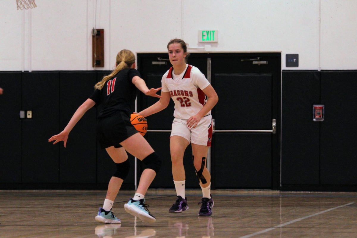 
Foothill Technology High School's (Foothill Tech) girls basketball team performed well throughout the year, ending up 2nd place a record of 6-2. In the overall season, the girls went 12-12. Ultimately, the Dragons made their way to the California Interscholastic Federation (CIF) Southern Section Playoffs, however this journey was cut short by a loss in Round 2, eliminating the team from further postseason games.
