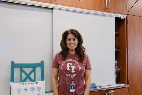 Classroom D-108 is home to a new face: Stephanie Harper Recine
