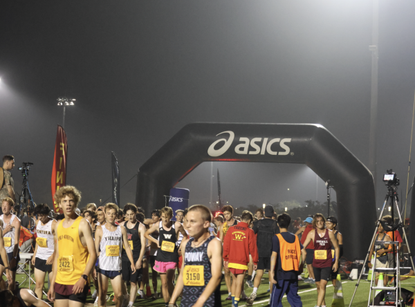 Boys cross country takes on the Woodbridge Invitational Rated race