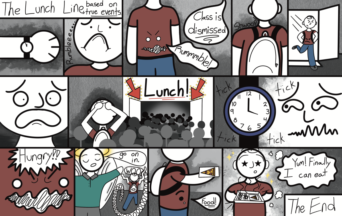 As the new school year settles in, it becomes clear to returning students that some things never change — one of those being the infamous lunch line, notoriously long and full. It is the last hurdle for students, as well as staff, to get food.