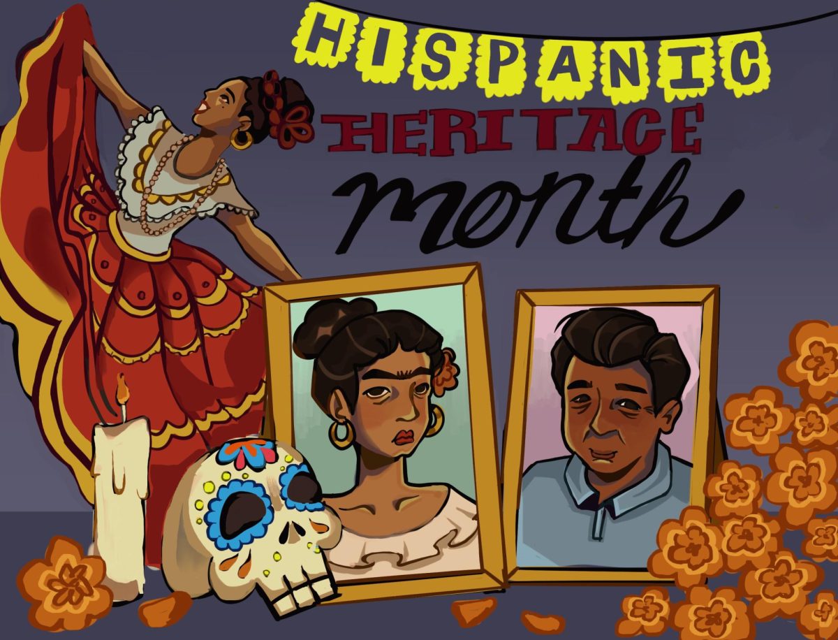 Hispanic Heritage Month honors Hispanic culture, history and contributions. The celebration, which spans Sept. 15 to Oct. 15, highlights unique holidays and traditions such as dance. It also serves as a reminder of the history and culture that shape the Hispanic community. Through these celebrations, the month strengthens cultural ties and fosters appreciation. Hispanic Heritage Month also spotlights influential figures such as Mexican artist Frida Kahlo and rights activist Cesar Chavez, whose work inspired future generations and influenced the world.