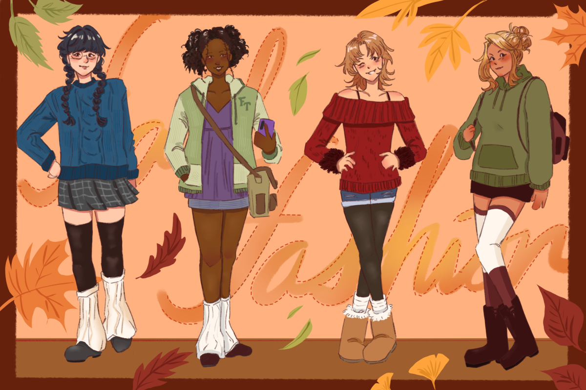 With fall in full swing, one of the most noticeable changes in our day-to-day lives is the shift in fashion that happens all around us. As outfits transition from shorts and crop tops made to combat the summer heat to long sleeves and leggings for warmth, the change in season gives Foothill Technology High School (Foothill Tech) students the chance to express their styles in fun and interesting new ways. Colder weather means more layers, and more layers open up endless possibilities for unique clothing combinations that fully show off the beauty and comfort of fall fashion.