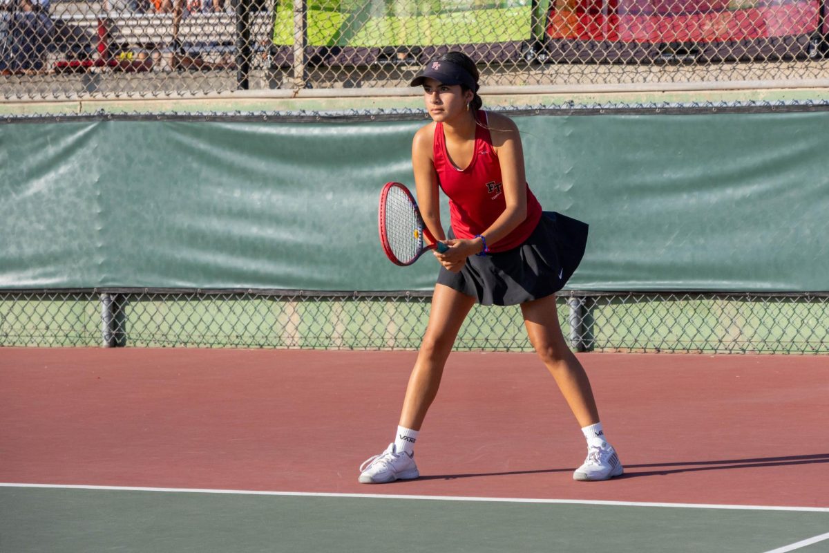 Jaylene Aguirre '28 is one of Foothill Technology High School's (Foothill Tech) most consistent and dedicated tennis players. She has been on the girls tennis team for two years, however, she has been playing for nearly 10 years. Her good sportsmanship and commitment to the sport made her an invaluable part of the Dragons' 2025-2026 girls tennis season.
