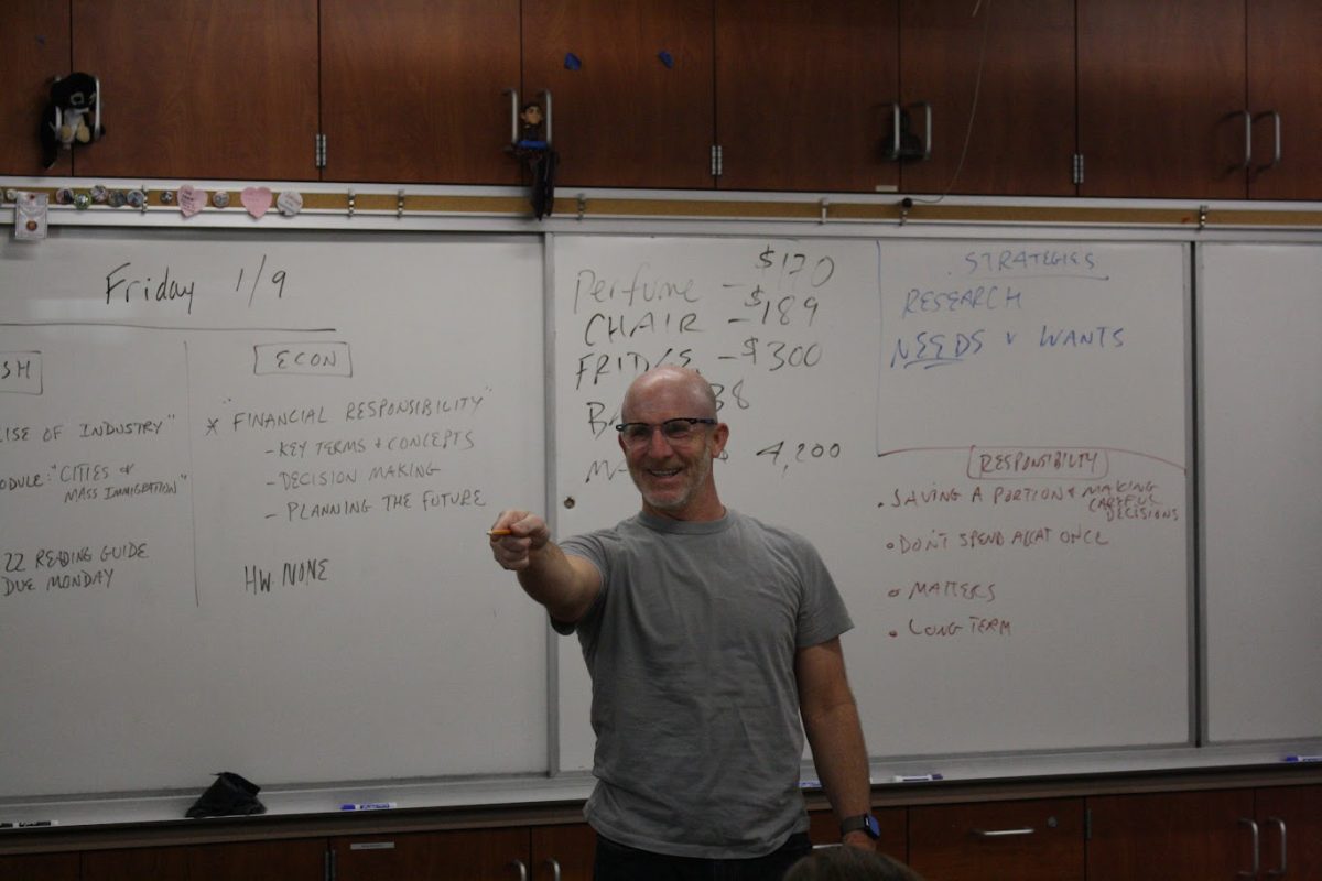 Along with social media use in U.S. political campaigns, we can also observe its effects on our own political campaigns at Foothill Technology High School. Pictured is Daniel FitzPatrick, one of the government teachers at Foothill. Every school year, the students in the government classes run a political election, where they have to campaign to win the votes of their classmates. In recent years, these campaigns have been taken to social media, where students have found major success in reaching a large audience.