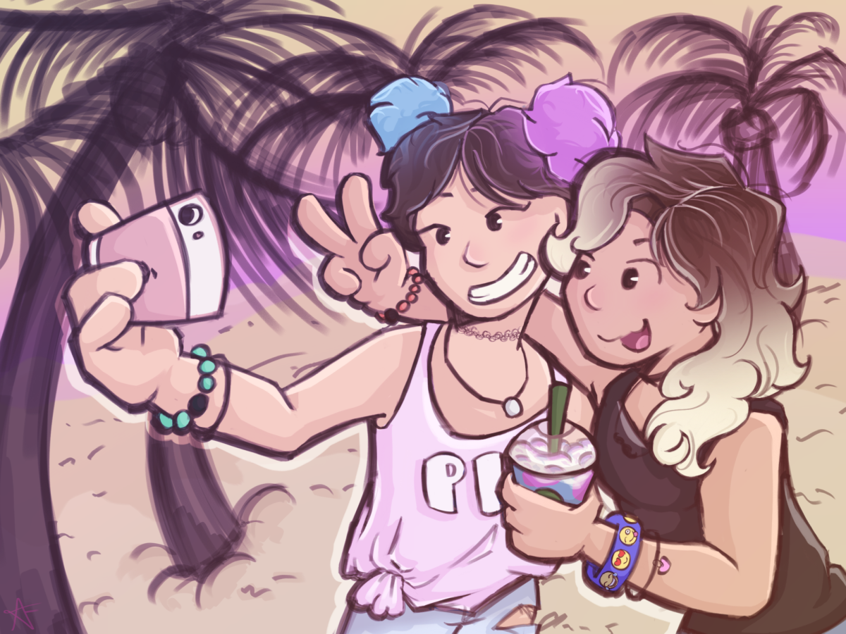 “Blindied by nostalgia” is a term used to describe someone who has a distorted, overly positive view of the past that prevents them from seeing its flaws. This phrase can be applied to those reminiscing on the simple times of 2016, when their top priority was to keep their Snapchat streaks alive. When looking back, the brightly colored filters of this era tend to overshadow the harsh reality the world was facing.