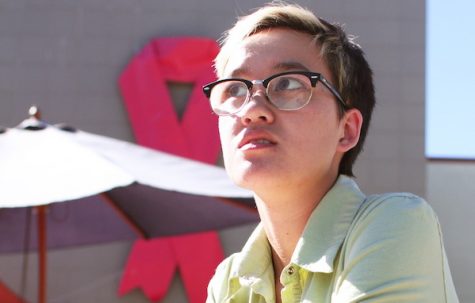Foothill junior Olivia Dela Cruz believes gay rights are an important issue this election. Credit: Aysen Tan/The Foothill Dragon Press