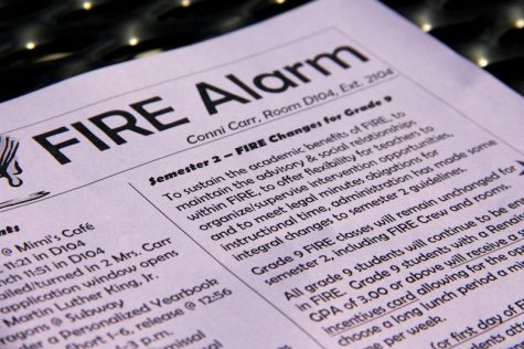 Many students found out about the changes to FIRE after seeing copies of this flyer. Credit: Rachel Crane/The Foothill Dragon Press.