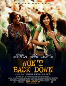 New movie "Won't Back Down" gives hope to future education. Credit: Walden Media