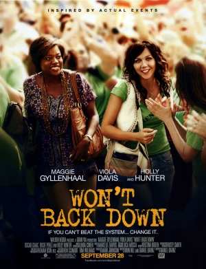 New movie "Wont Back Down" gives hope to future education. Credit: Walden Media